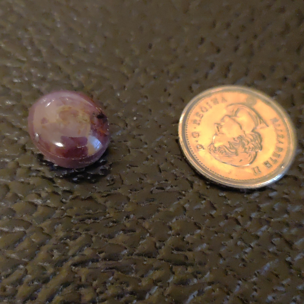 Natural Star Corundum Ruby Cabochon #9